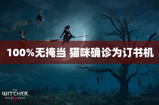 100%无掩当 猫咪确诊为订书机