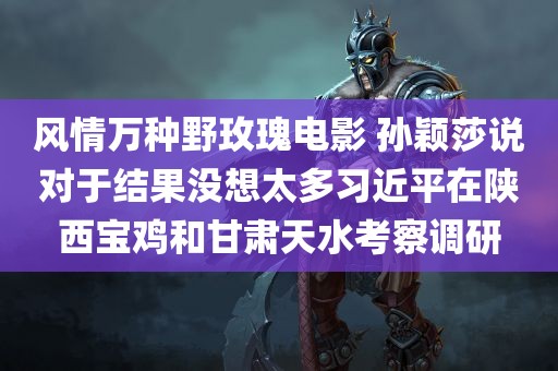 风情万种野玫瑰电影 孙颖莎说对于结果没想太多习近平在陕西宝鸡和甘肃天水考察调研