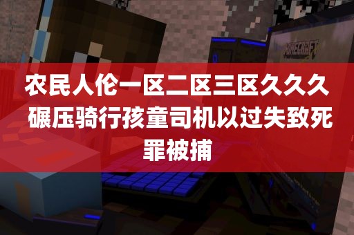 农民人伦一区二区三区久久久 碾压骑行孩童司机以过失致死罪被捕