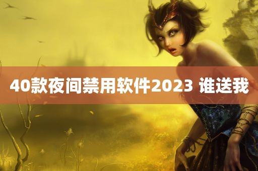 40款夜间禁用软件2023 谁送我