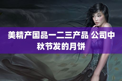 美精产国品一二三产品 公司中秋节发的月饼