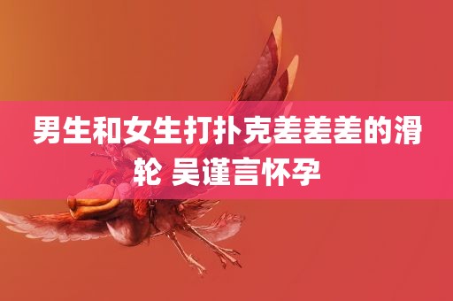 男生和女生打扑克差差差的滑轮 吴谨言怀孕