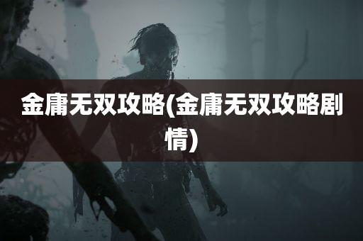 金庸无双攻略(金庸无双攻略剧情)