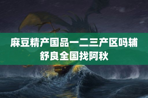 麻豆精产国品一二三产区吗辅舒良全国找阿秋