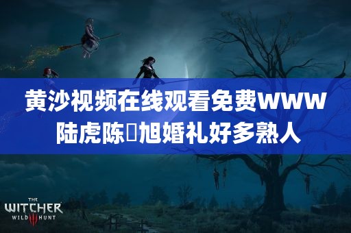 黄沙视频在线观看免费WWW 陆虎陈曌旭婚礼好多熟人