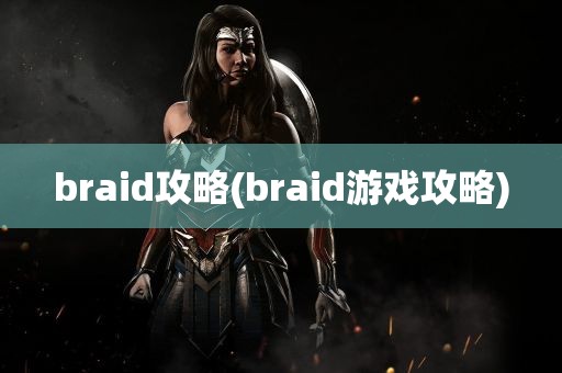 braid攻略(braid游戏攻略)