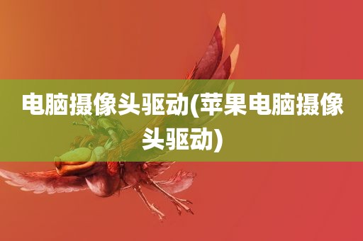 电脑摄像头驱动(苹果电脑摄像头驱动)