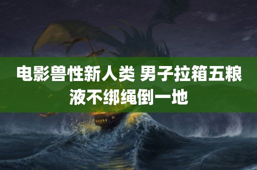 电影兽性新人类 男子拉箱五粮液不绑绳倒一地