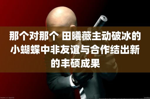 那个对那个 田曦薇主动破冰的小蝴蝶中非友谊与合作结出新的丰硕成果