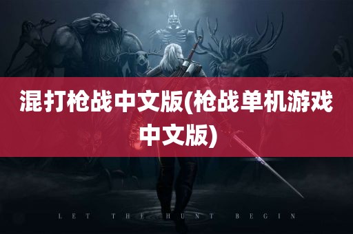 混打枪战中文版(枪战单机游戏中文版)