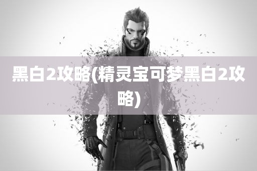 黑白2攻略(精灵宝可梦黑白2攻略)