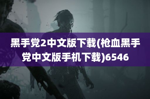 黑手党2中文版下载(枪血黑手党中文版手机下载)6546