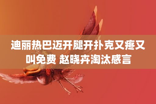 迪丽热巴迈开腿开扑克又疼又叫免费 赵晓卉淘汰感言