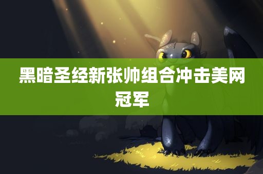 黑暗圣经新张帅组合冲击美网冠军