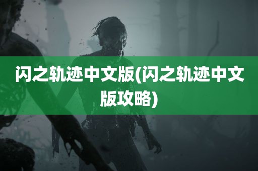 闪之轨迹中文版(闪之轨迹中文版攻略)