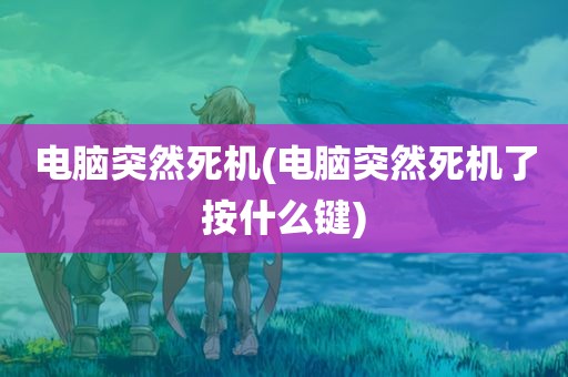 电脑突然死机(电脑突然死机了按什么键)