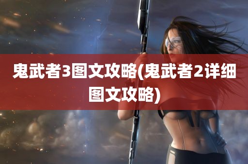 鬼武者3图文攻略(鬼武者2详细图文攻略)