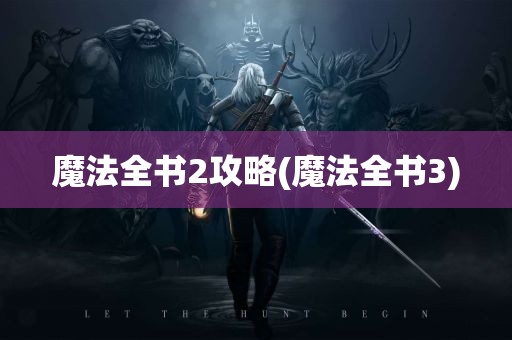 魔法全书2攻略(魔法全书3)