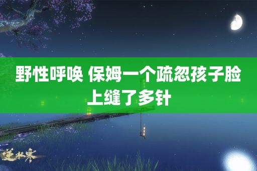 野性呼唤 保姆一个疏忽孩子脸上缝了多针