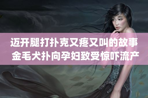 迈开腿打扑克又疼又叫的故事 金毛犬扑向孕妇致受惊吓流产