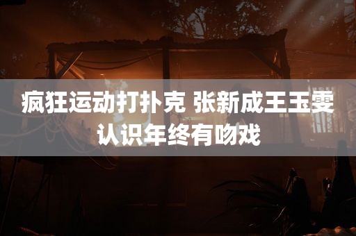 疯狂运动打扑克 张新成王玉雯认识年终有吻戏