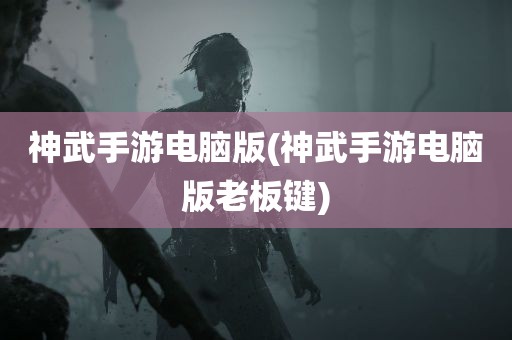 神武手游电脑版(神武手游电脑版老板键)