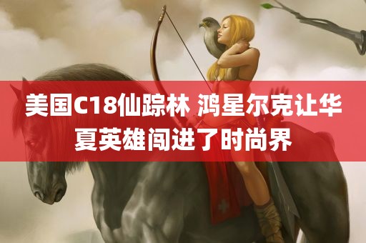 美国C18仙踪林 鸿星尔克让华夏英雄闯进了时尚界