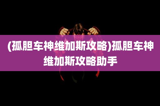 (孤胆车神维加斯攻略)孤胆车神维加斯攻略助手