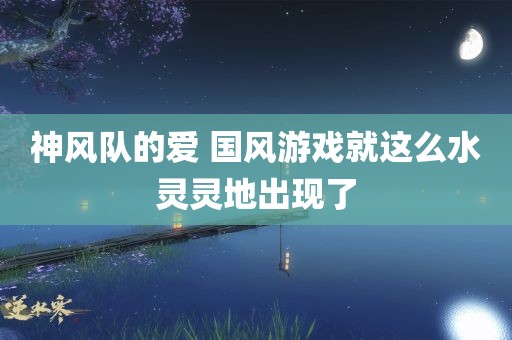 神风队的爱 国风游戏就这么水灵灵地出现了