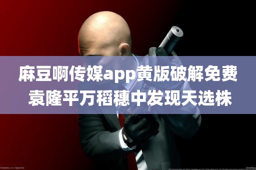 麻豆啊传媒app黄版破解免费 袁隆平万稻穗中发现天选株