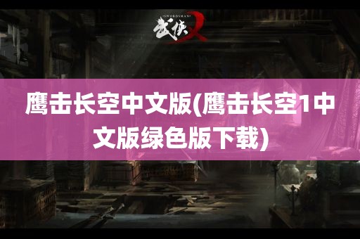 鹰击长空中文版(鹰击长空1中文版绿色版下载)