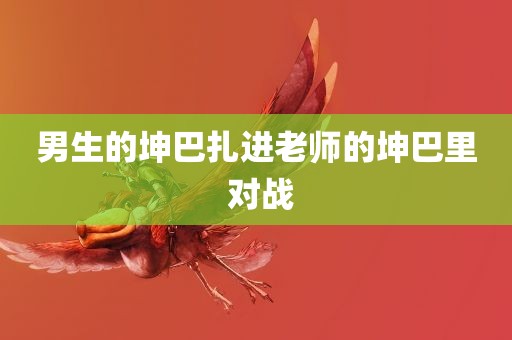 男生的坤巴扎进老师的坤巴里 对战