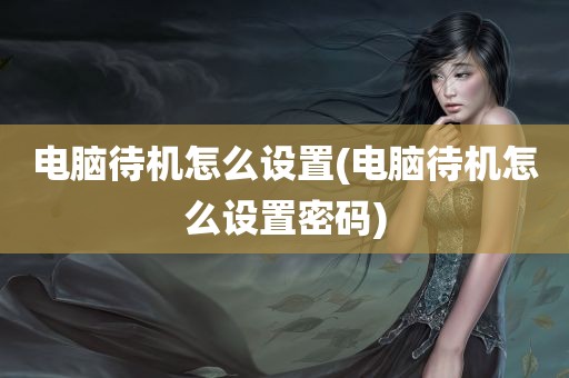 电脑待机怎么设置(电脑待机怎么设置密码)