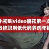 娇小初叫video摘花第一次程序员辞职用低代码养鸡年销亿