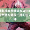 黎朔赵锦辛孕期肉车WRITEAS 苏州警方通报一持刀伤人事件