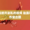 阿离掀开副乳的视频 赵露思工作室出图