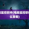 电脑监控软件(电脑监控软件怎么查看)