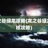 龙之谷绿龙攻略(龙之谷绿龙硬核攻略)