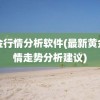 黄金行情分析软件(最新黄金行情走势分析建议)