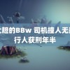 最大胆的BBw 司机撞人无刑责行人获刑年半