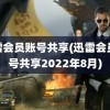 迅雷会员账号共享(迅雷会员账号共享2022年8月)