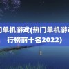 热门单机游戏(热门单机游戏排行榜前十名2022)