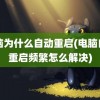 电脑为什么自动重启(电脑自动重启频繁怎么解决)