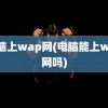 电脑上wap网(电脑能上wap网吗)