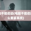 电脑不能启动(电脑不能启动怎么重装系统)