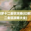 红楼梦十二金钗攻略(红楼梦十二金钗攻略大全)