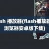 flash 播放器(flash播放器及浏览器安卓版下载)