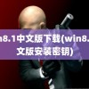 win8.1中文版下载(win8.1中文版安装密钥)