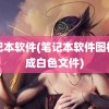 笔记本软件(笔记本软件图标变成白色文件)