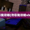 勿忘我攻略(勿忘我攻略xbox)